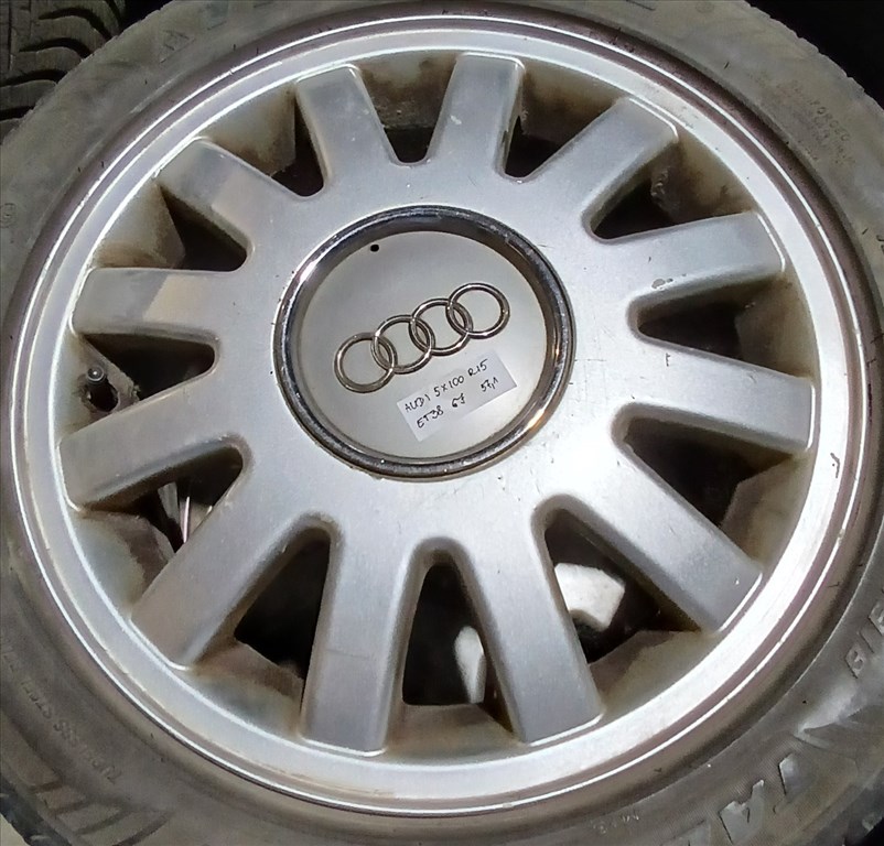Audi 5x100 lyukosztású 6JJ 15" használt (gyári felni) alufelni 1. kép