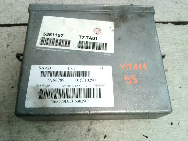 SAAB 9-5 97.09-01.08 Motorvezérlő egység ECU PCM modul 1. kép