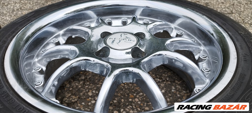  Volkswagen, Renault, Opel, Toyota stb 4x100 lyukosztású Keskin alufelni, 195/45 R15 nyári gumikkal 2. kép
