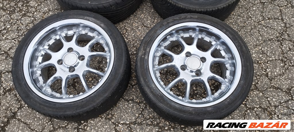  Volkswagen, Renault, Opel, Toyota stb 4x100 lyukosztású Keskin alufelni, 195/45 R15 nyári gumikkal 4. kép