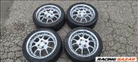 Volkswagen, Renault, Opel, Toyota stb 4x100 lyukosztású Keskin alufelni, 195/45 R15 nyári gumikkal