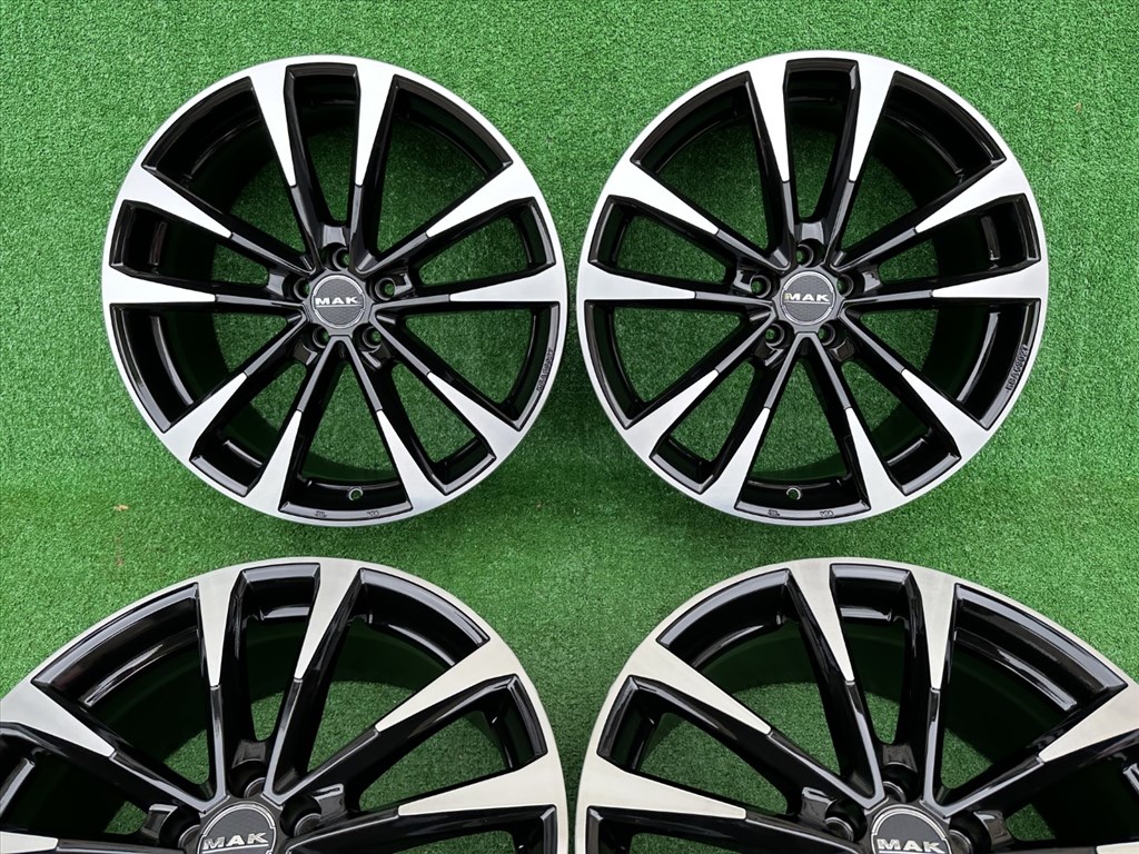 R18 5x100 (57,1) MAK MAIN BLACK MIRROR 7.5J ET49 új alufelnik felnik 2. kép