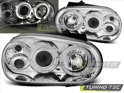 VW GOLF 4 09.97-09.03 ANGEL EYES CHROME Tuning-Tec Fényszóró