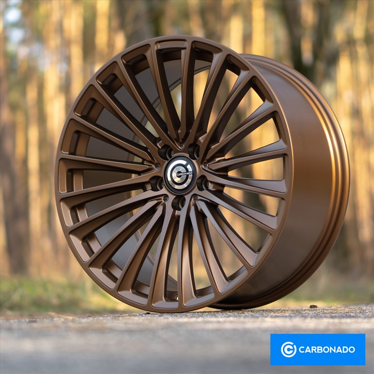 R18 5x112 (66,6) Carbonado Prestige Bronze 8J ET45 új alufelnik felnik 8x18 18" 18col 2. kép