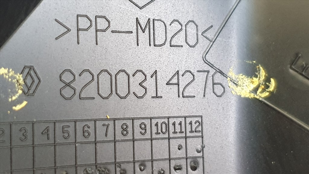 511419 Renault Clio 3, Külső Biztosítéktábla Doboz, 8200587123,  6. kép