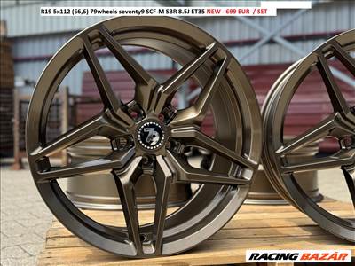 R19 5x112 (66,6) 79wheels seventy9 SCF-M SBR 8.5J ET35 új felnik, alufelnik