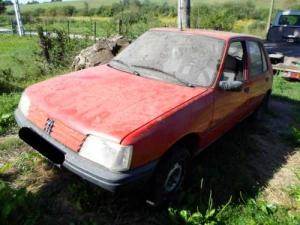 PEUGEOT 205 Bal hátsó fixüveg ajtóban