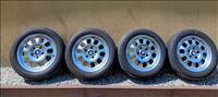 5x120 lyukosztású 16" újszerű alufelni, rajta 205/55 használt Dunlop gumi