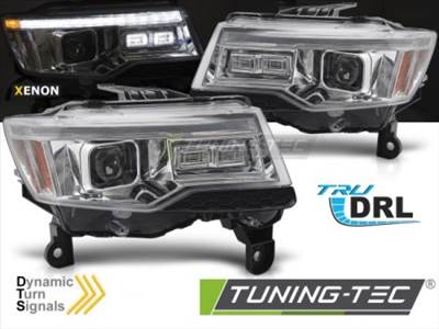 CHRYSLER JEEP GRAND CHEROKEE 14-21 SEQ HID Króm Tube Light Fényszóró