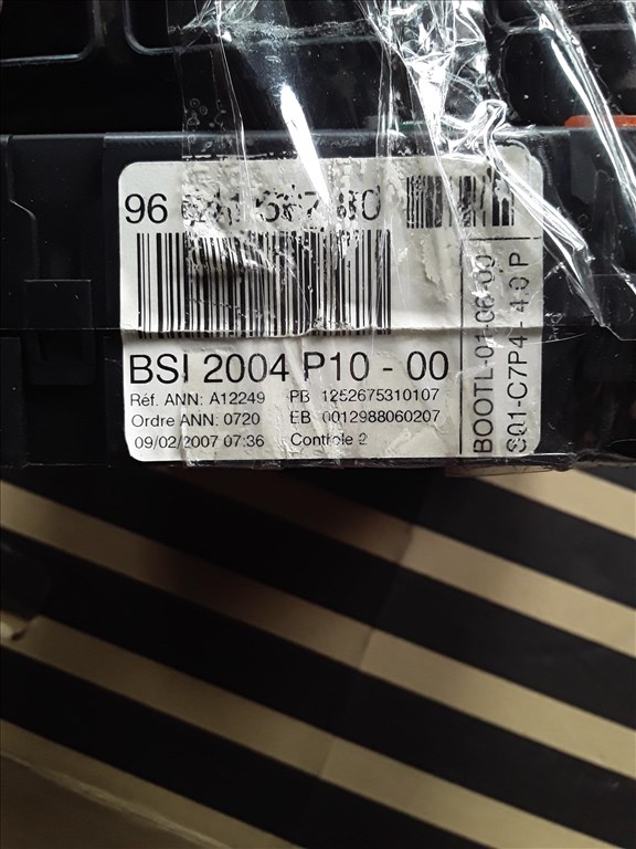 Citroen C3 1.4 HDI ECU Szett Siemens 9663483180 4. kép