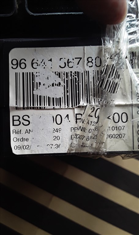 Citroen C3 1.4 HDI ECU Szett Siemens 9663483180 5. kép