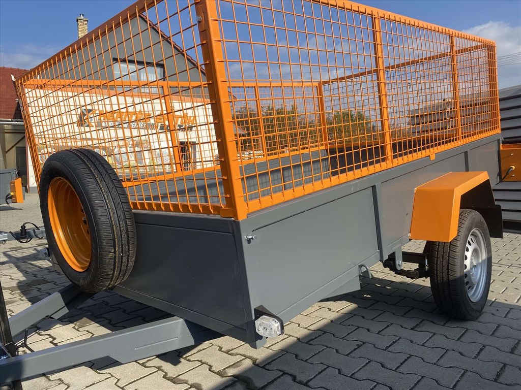 Eladó Új Orange utánfutó (150x300 cm) 1500 KG fékes, 1 tengelyes 2. kép