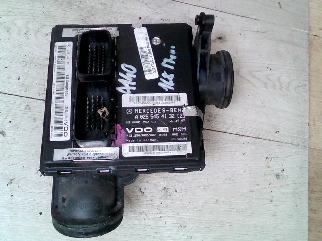 MERCEDES A W168 1997.10.01-2001.04.30 Motorvezérlő egység ECU PCM modul 1. kép