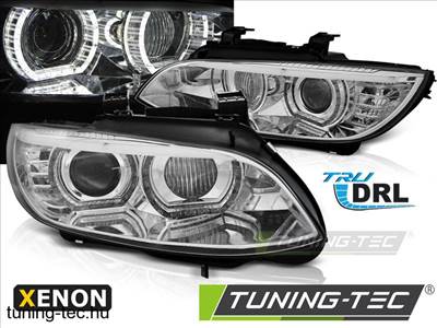 BMW E92/E93 06-10 ANGEL EYES LED CHROME AFS HID Tu