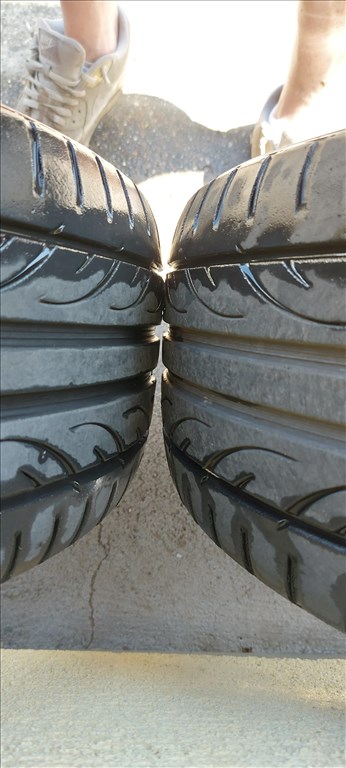  5x100 lyukosztású 18" újszerű RC alufelni, rajta 225/40 használt Hankook nyári gumi gumi  4. kép