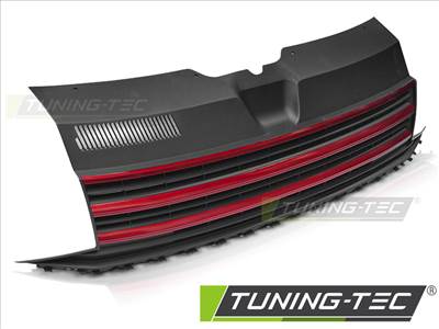 VW T6 2015- BLACK RED  Tuning-Tec Hűtőrács