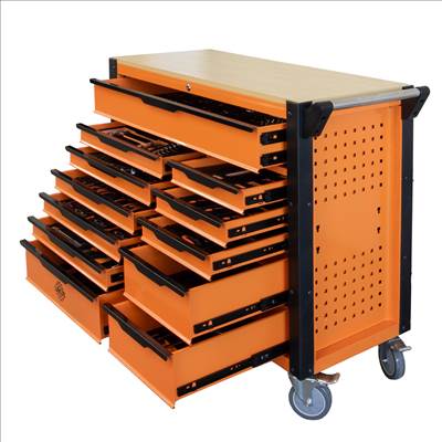 Lincos 12 fiókos magas szerszámos szekrény, 542db - DK-61542