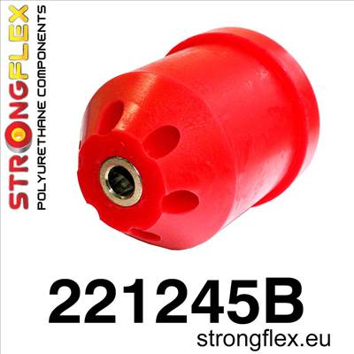 Hátsó bölcső szilent SPORT piros 72mm