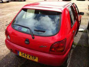FORD FIESTA 96-99 Jobb hátsó ablakemelő szerkezet mechanikus