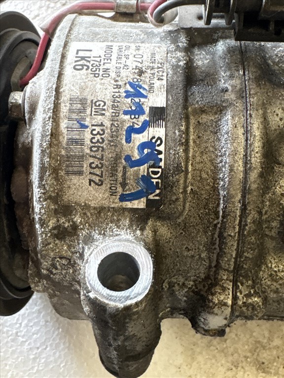 Opel Astra K 2015-2021 Klíma kompresszor     13367372 3. kép