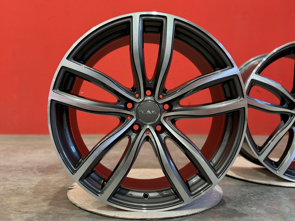 R18 5x112 (66.6) MAK FAHR GUN MET-MIRROR FACE 8J ET30  új felnik alufelnik 3. kép