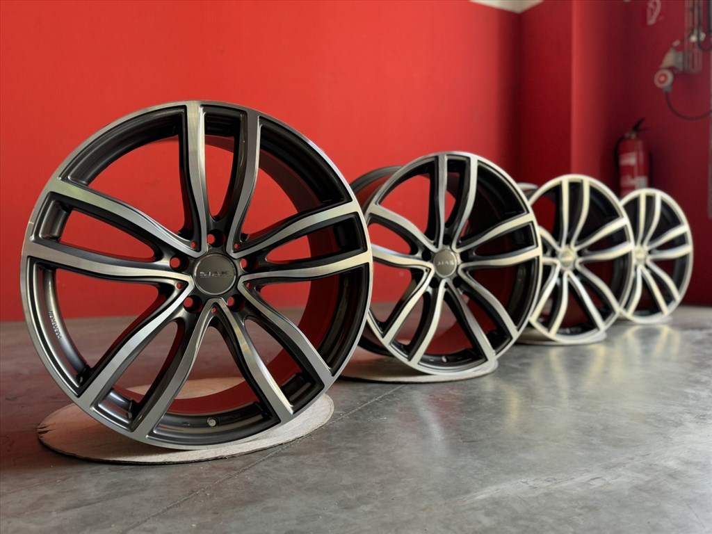 R18 5x112 (66.6) MAK FAHR GUN MET-MIRROR FACE 8J ET30  új felnik alufelnik 4. kép