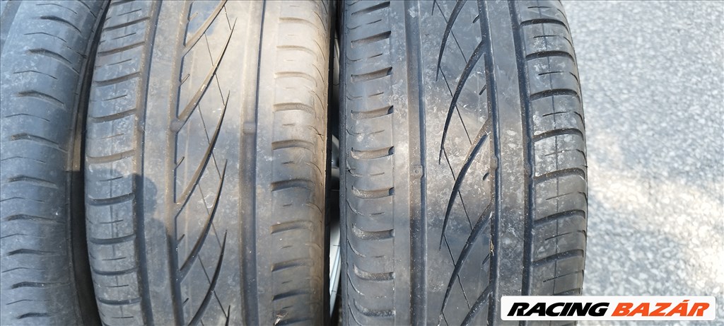  Opel D Corsa 4x100 lyukosztású 16" alufelni, 195/55 újszerű Continental nyári gumikkal eladó! 10. kép