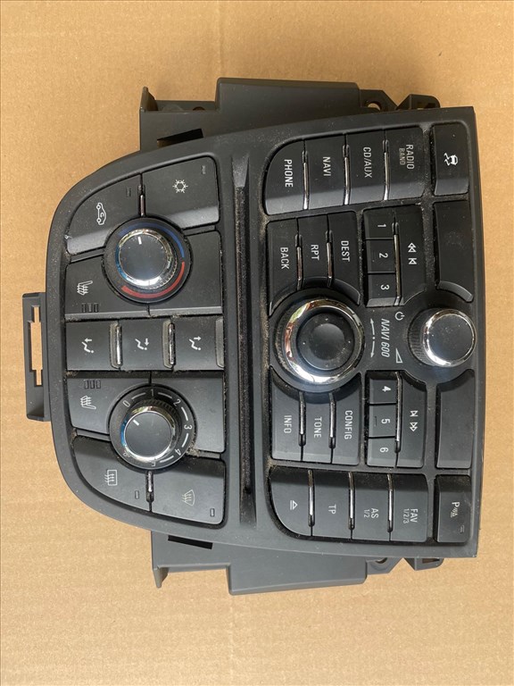 Opel Astra J  Klíma Fűtés vezérlőegység GM 13360093 / GM13360100 CDRádió vezérlő 1. kép