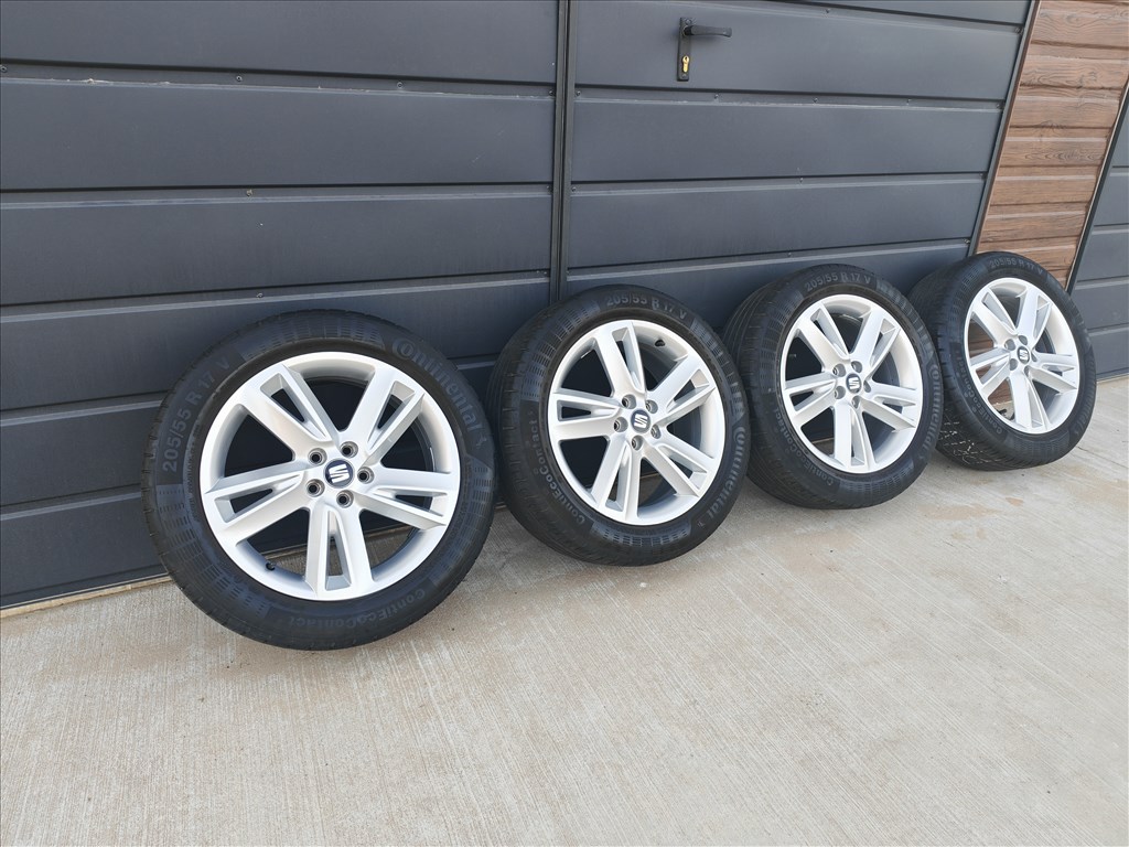 17" 5x100 Seat Arona alufelni szett nyárigumikkal! 2. kép