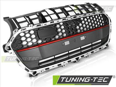 SUZUKI SWIFT VI 17- CHROME RED LINE Tuning-Tec Hűtőrács