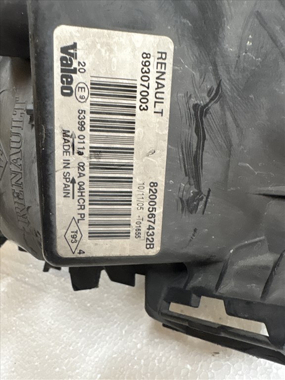 11408 Renault Megane II. 2002-2009 Jobb első Lámpa Fényszóró 89307003 4. kép