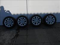 5x120 lyukosztású 16" használt (gyári felni) alufelni, rajta 225/50 használt Dunlop nyári