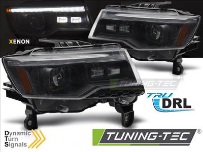 CRYSLER JEEP GRAND CHEROKEE 14-21 SEQ HID Fekete Tube Light Fényszóró