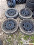 VW Audi Skoda 6,5x16 Lemezfelni 5x112 205/55R16 conti télivel Sxx2