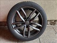 5x100 lyukosztású 17" új Mak alufelni, rajta 225/45 újszerű Goodyear nyári gumi gumi