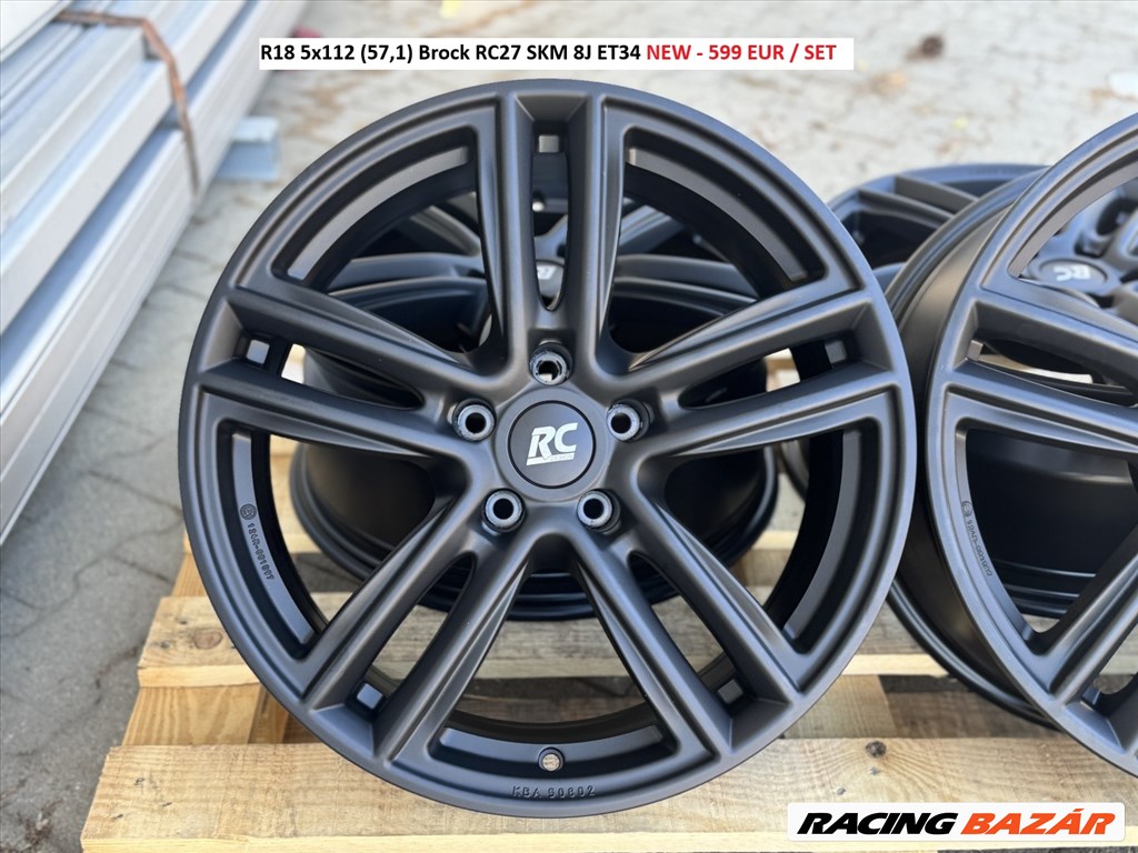 R18 5x112 (57,1) Brock RC27 SKM 8J ET34 új felnik alufelnik 18"  1. kép