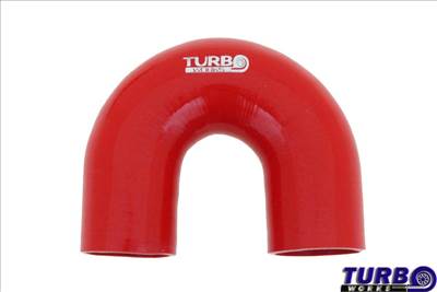 TurboWorks Red 180° 57mm szilikon könyök