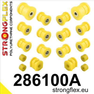 HÁTSÓ FELFÜGGESZTÉS STRONGFLEX SZILENT KÉSZLET SPORT Nissanﾠ100NX B13 90-94 NissanﾠSunny N14 90-95