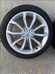 5x112 lyukosztású 18" újszerű RONAL alufelni, rajta 245/40 használt Pirelli téli gumi gumi
