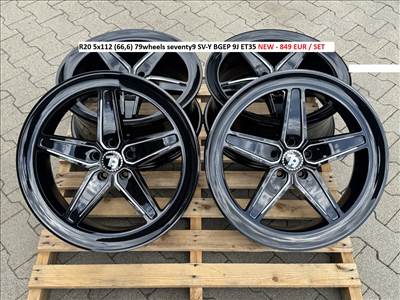 R20 5x112 (66,6) 79wheels seventy9 SV-Y BGEP 9J ET35 új felni alufelni