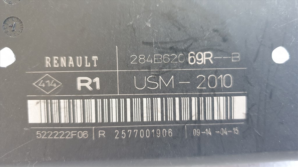 511408 Renault Scenic 3, 2015, Biztosítéktábla, 284B62069R-B, USM. 3. kép