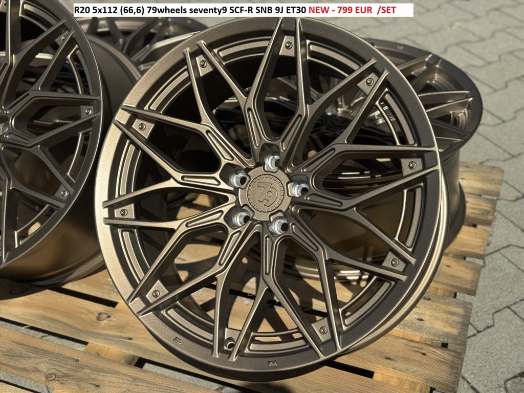 R20 5x112 (66,6) 79wheels seventy9 SCF-R SNB 9J ET30 új felnik alufelnik 1. kép