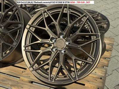 R20 5x112 (66,6) 79wheels seventy9 SCF-R SNB 9J ET30 új felnik alufelnik