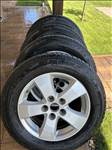 17" használt (gyári felni) alufelni, 225/65 használt Bridgestone téli gumi 
