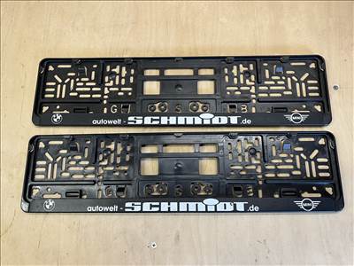 2 db rendszámtábla tartó