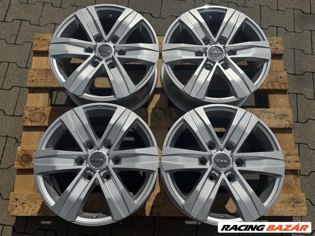 R17 6x139,7 (93,1) MAK STONE6 W SILER 7.5J ET55 új alufelnik felnik 2. kép