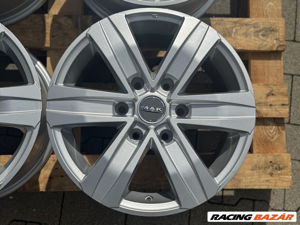 R17 6x139,7 (93,1) MAK STONE6 W SILER 7.5J ET55 új alufelnik felnik 3. kép