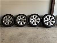 Opel 5x105 17" alufelnik újszerű nyári gumikkal olcsón