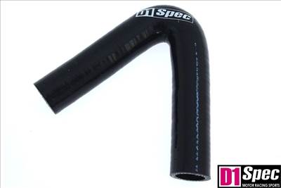 Szilikon könyök D1Spec Fekete 135 fok 25mm