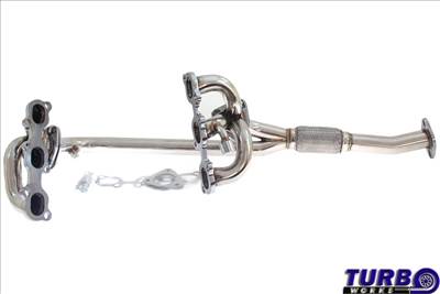 TurboWorks VQ30DE MAXIMA kipufogó leömlő rozsdamentes acél